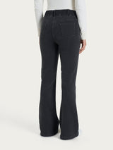 Jeans flare con tasche in Super Denim Neri Donna - Ragno