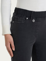 Jeans flare con tasche in Super Denim Neri Donna - Ragno