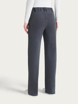 Jeans ampio con tasche in Super Denim Neri Donna - Ragno