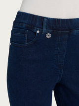 Jeans rectos con bolsillos en Super Denim azul para mujer - Ragno