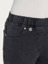 Jeans dritto con tasche in Super Denim Neri Donna - Ragno