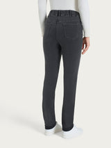 Jeans 5 tasche in Super Denim Neri Donna - Ragno