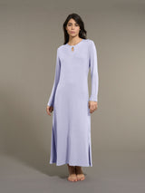 Camicia da notte lunga in interlock micromodal - - Ragno