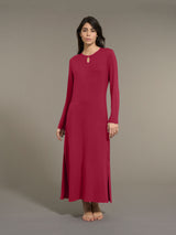 Camicia da notte lunga in interlock micromodal - - Ragno