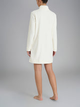 Vestaglia corta con bottoni in Polar Fleece Bianchi Donna - Ragno