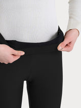 Pantalone modellante dritto con tasche in Compact Neri Donna - Ragno