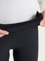 Pantalone modellante dritto con tasche in Compact Neri Donna - Ragno