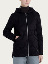 Piumino Onion Quilt con cappuccio Neri Donna - Ragno