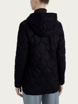 Piumino puffer Onion Quilt con cappuccio Neri Donna - Ragno