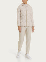 Piumino puffer Onion Quilt con cappuccio Bianchi Donna - Ragno