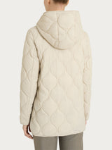 Piumino puffer Onion Quilt con cappuccio Bianchi Donna - Ragno