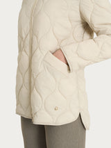 Piumino puffer Onion Quilt con cappuccio Bianchi Donna - Ragno