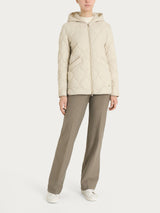 Piumino puffer Onion Quilt con cappuccio Bianchi Donna - Ragno