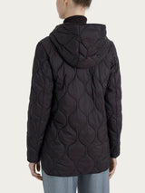 Piumino puffer Onion Quilt con cappuccio Marroni Donna - Ragno