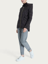 Piumino puffer Onion Quilt con cappuccio Marroni Donna - Ragno
