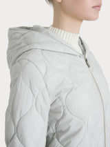 Piumino puffer Onion Quilt con cappuccio Grigi Donna - Ragno