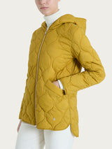 Piumino puffer Onion Quilt con cappuccio Gialli Donna - Ragno