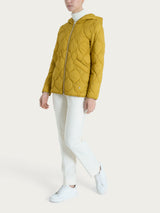 Piumino puffer Onion Quilt con cappuccio Gialli Donna - Ragno