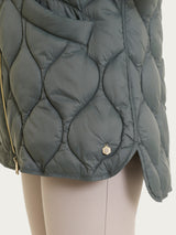 Piumino puffer Onion Quilt con cappuccio Grigi Donna - Ragno