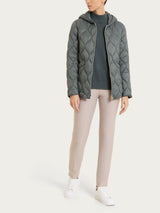 Piumino puffer Onion Quilt con cappuccio Grigi Donna - Ragno