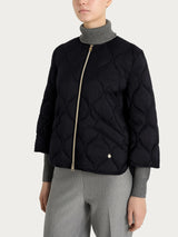 Piumino puffer Onion Quilt con manica 3/4 Neri Donna - Ragno