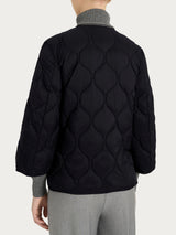 Piumino puffer Onion Quilt con manica 3/4 Neri Donna - Ragno