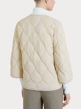 Piumino puffer Onion Quilt con manica 3/4 Bianchi Donna - Ragno