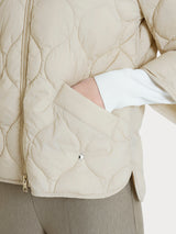 Piumino puffer Onion Quilt con manica 3/4 Bianchi Donna - Ragno