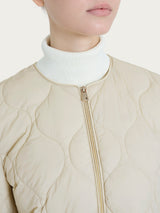 Piumino puffer Onion Quilt con manica 3/4 Bianchi Donna - Ragno