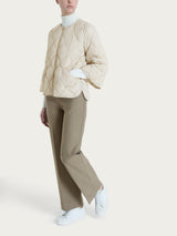 Piumino puffer Onion Quilt con manica 3/4 Bianchi Donna - Ragno