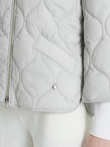 Piumino puffer Onion Quilt con manica 3/4 Grigi Donna - Ragno