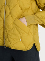 Piumino Onion Quilt con manica 3/4 Gialli Donna - Ragno