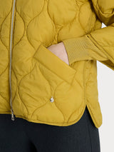 Piumino puffer Onion Quilt con manica 3/4 Gialli Donna - Ragno