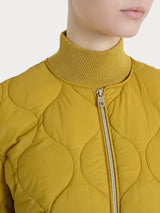 Piumino puffer Onion Quilt con manica 3/4 Gialli Donna - Ragno