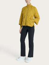 Piumino puffer Onion Quilt con manica 3/4 Gialli Donna - Ragno