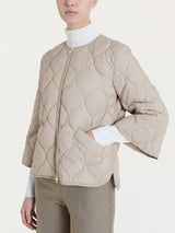 Piumino Onion Quilt con manica 3/4 Marroni Donna - Ragno