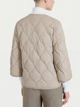 Piumino Onion Quilt con manica 3/4 Marroni Donna - Ragno