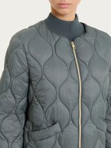 Piumino puffer Onion Quilt con manica 3/4 Grigi Donna - Ragno