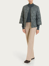 Piumino puffer Onion Quilt con manica 3/4 Grigi Donna - Ragno