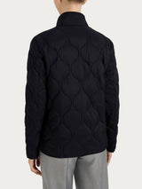 Piumino puffer Onion Quilt con manica lunga Neri Donna - Ragno