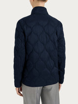 Piumino Onion Quilt con manica lunga Blu Donna - Ragno