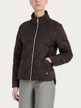 Piumino Onion Quilt con manica lunga Marroni Donna - Ragno