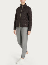 Piumino puffer Onion Quilt con manica lunga Marroni Donna - Ragno