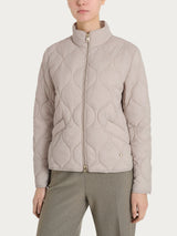 Piumino puffer Onion Quilt con manica lunga Marroni Donna - Ragno