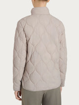 Piumino puffer Onion Quilt con manica lunga Marroni Donna - Ragno