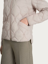 Piumino puffer Onion Quilt con manica lunga Marroni Donna - Ragno
