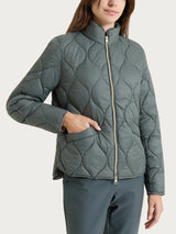 Piumino puffer Onion Quilt con manica lunga Grigi Donna - Ragno