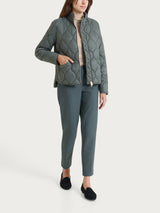 Piumino puffer Onion Quilt con manica lunga Grigi Donna - Ragno