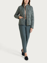 Piumino puffer Onion Quilt con manica lunga Grigi Donna - Ragno