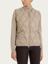 Piumino puffer Smanicato Onion Quilt Grigi Donna - Ragno